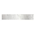 Fauceture Templeton 30" Carrara Marble Vanity Top Backsplash, Carrara White KVPB30MBS
